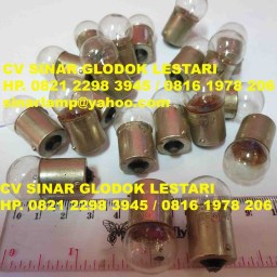 Lampu Indikator Panel Bayonet Lamp B15s 6V 8W